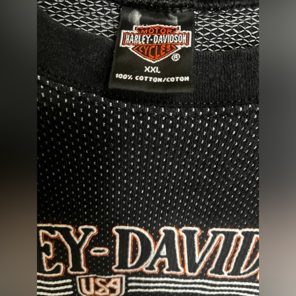 Harley Davidson Vintage 1999 90s Sturgis Motorcycle Rally Black Tank XXL - Picture 3 of 3